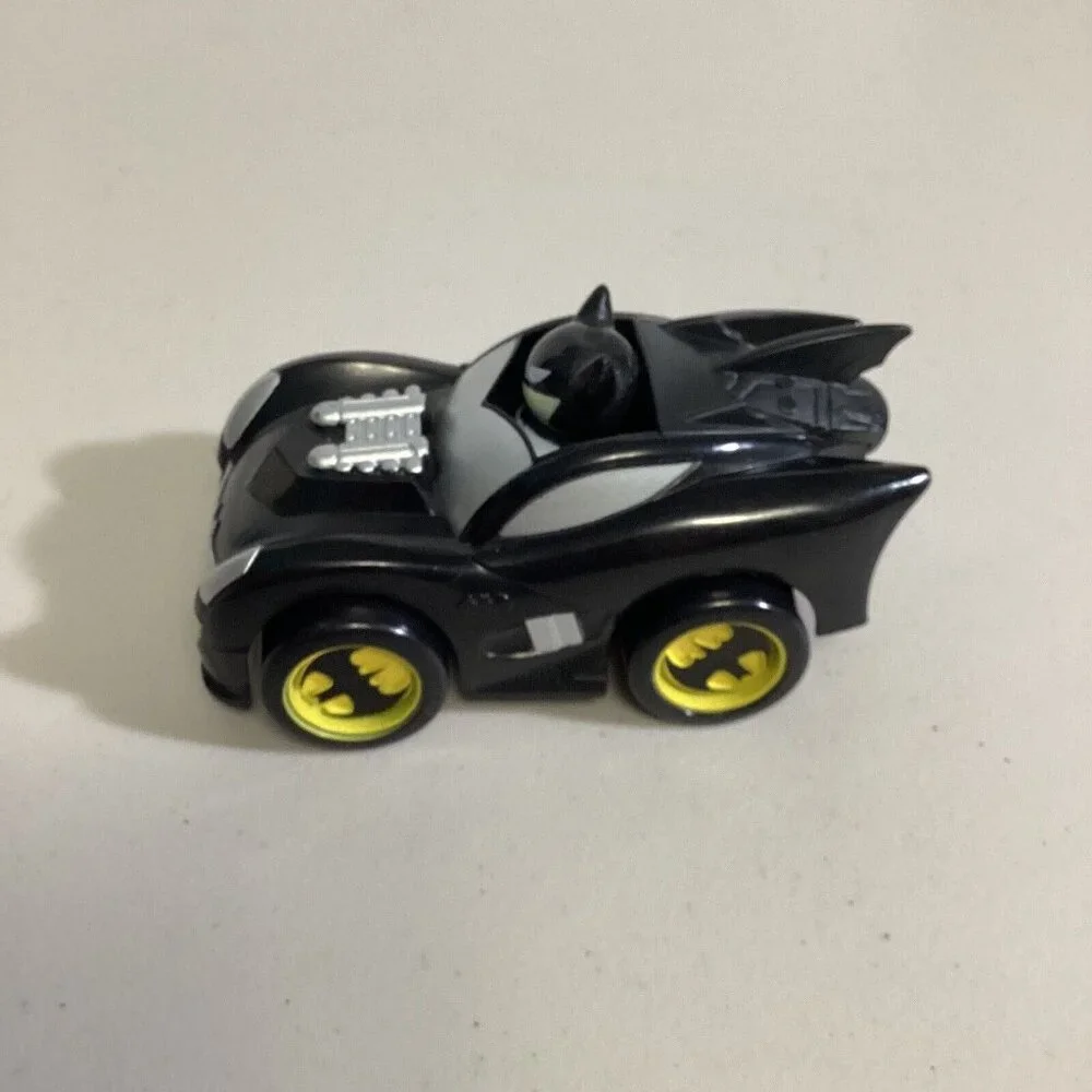 Fisher Price Batman Figure With Batmobile Vehicle